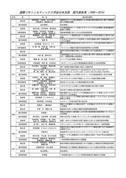 歴代受賞者 - 国際ジオシンセティックス学会 日本支部