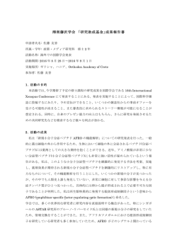 海外での国際発表 (PDF/91.2KB)