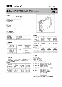 2 出力形直流電圧変換器