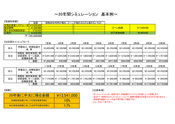 ¥13,541,000 10% 17% ～20年間シミュレーション 基本例～