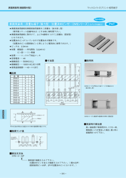 表面実装用二段重ね端子（強力型）（位置決めピン付）〔OVSシリーズ〕 PAT