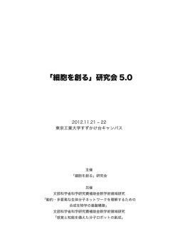 研究会プログラム（PDF）