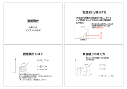 台形公式・シンプソンの公式
