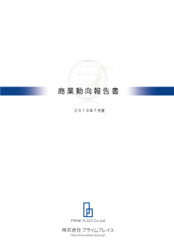 2013年07月度 商業動向報告書（PDF）