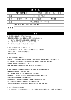理事会 - 茨木テニス連盟