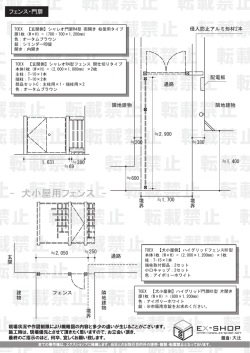 犬小屋用フェンス