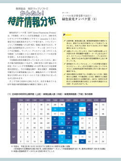 緑色蛍光タンパク質について