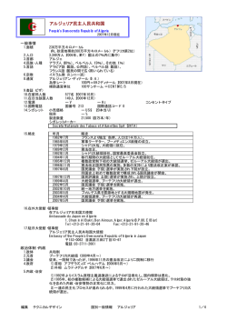 アルジェリア民主人民共和国