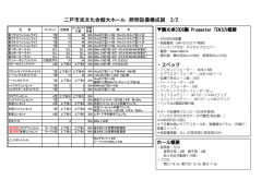 大ホール照明設備構成図2