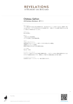 Ch&acirc;teau Gallion | vincod 6U7I3J