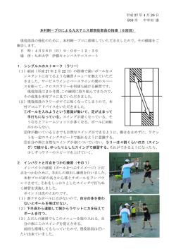 8回目 - 九州大学硬式庭球部