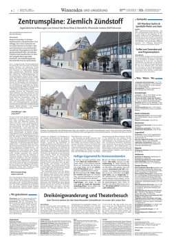 Winnender Zeitung vom 05.12.2011