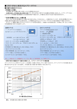 水漏れ量・空気漏れ量 計算式