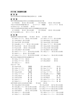 2013 年度 部活動等の活躍 野 球 部 第 95 回全国高等学校野球選手権