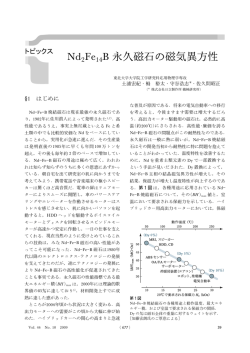 Nd2Fe14B 永久磁石m磁気異方性
