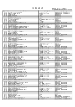 実 績 調 書 - ウッディークラフト