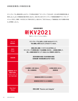 長期経営構想と中期経営計画