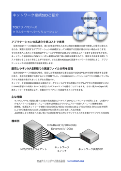 ネットワーク接続SSDご紹介 HPC
