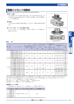 電磁パイロット切換弁