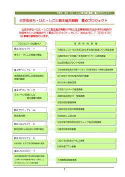 重点プロジェクト（PDF：655KB）