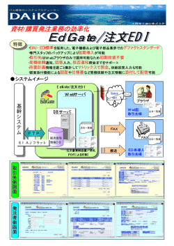EdiGate /注文EDI EdiGate /注文EDI