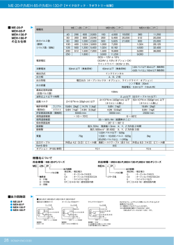 ME-20-P MEH-85-P MEH-130-P MEH-180