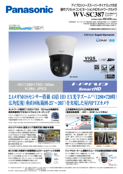 2.4メガMOSセンサー搭載 45倍 HD EX光学ズーム ※1（1280&times;720時