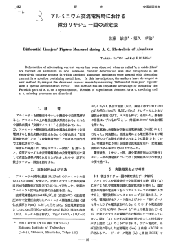 交流電解の微分リサージュ図