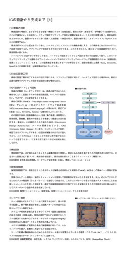 ICの設計から完成まで［1］