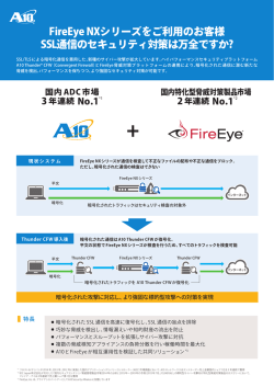 FireEye NXシリーズをご利用のお客様 SSL通信のセキュリティ対策は