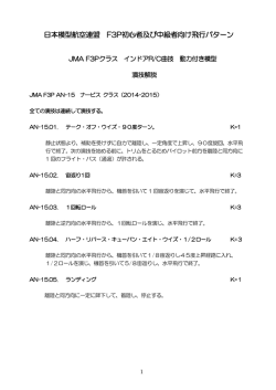 JMA F3P-AN (ナ―ビス)、F3P-AA (アドバンスド)