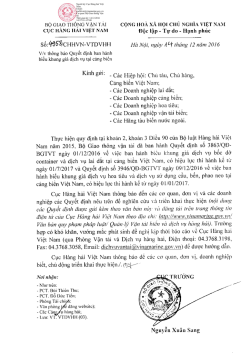 職憮甫 嗜 - Cục H&agrave;ng hải Việt Nam