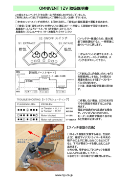 OMNIVENT 12V 取扱説明書