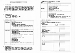 宮崎公立大学避難所運営マニュアルー