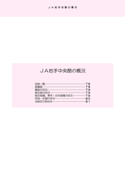 5．JA岩手中央酪の概況