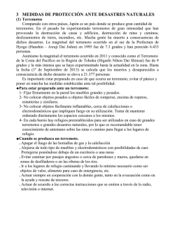 3 MEDIDAS DE PROTECCI&Oacute;N ANTE DESASTRES NATURALES