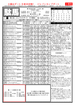 橡 競馬新聞「駄馬」