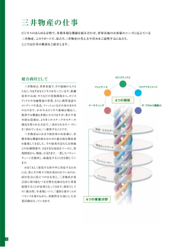 三井物産の仕事