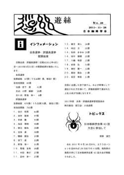 No.29（2011年11月28日発行）