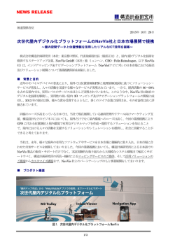 次世代屋内デジタル化プラットフォームのNavVis社と