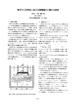 後方せん孔押出し加工の高精度化に関する研究