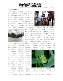 6月の自然観察会