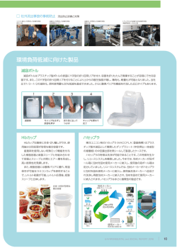 環境負荷低減に向けた製品