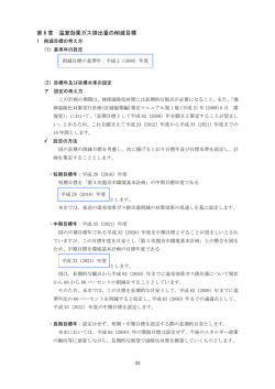 第 6 章 温室効果ガス排出量の削減目標