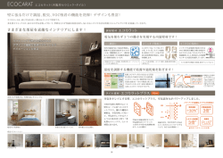 PLUS E      ARATェコカラット(内製用セラミック・タイル) 壁に張るだけで調