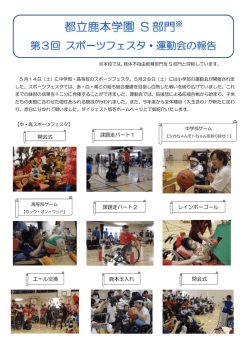 開会式 課題走パート1 課題走パート2 レインボー