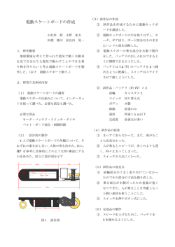 電動スケートボードの作成