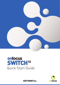 クイックスタートガイド - SOFTWARE Too：株式会社ソフトウェア・トゥー