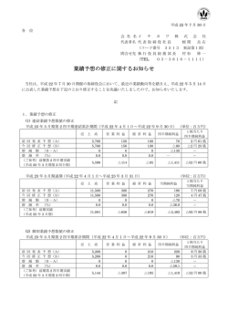 2010年07月30日 平成23年3月期第2四半期の有価証券評価損の戻