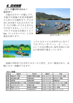 4．流域情報